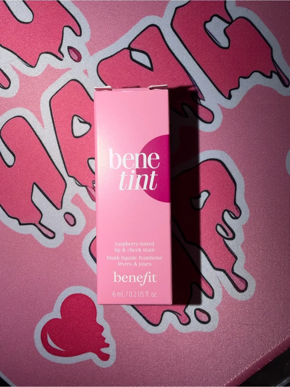 BeneTint Raspberry-Tinted Lip & Cheek Stain - Pink